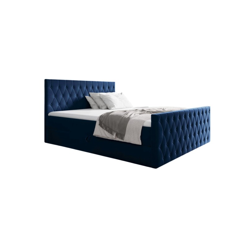 Continental bed Velar with bedding storage fabric Fresh 11 Continental bed Velar with bedding storage fabric Fresh 11