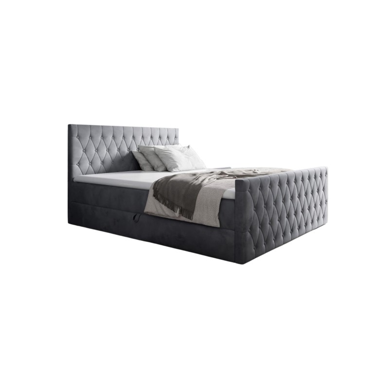 Continental bed Velar with a bedding storage container, fabric Fresh 32 Continental bed Velar with a bedding storage container, fabric Fresh 32