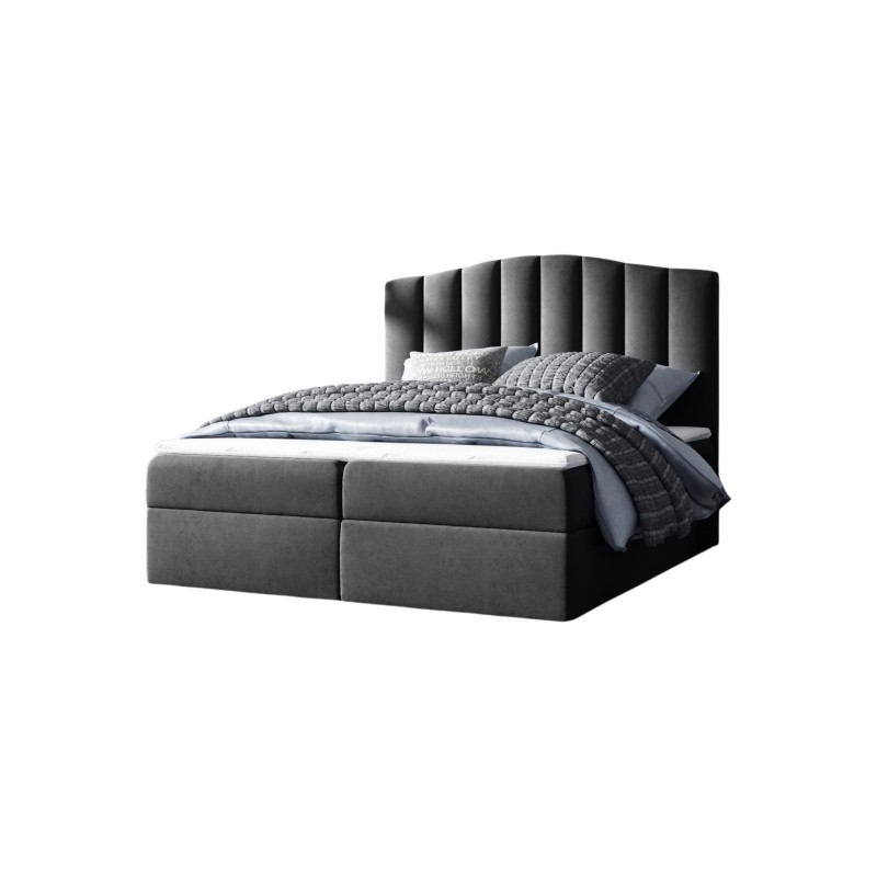 Continental bed Aravio with bedding storage, fabric Casablanca 2315 Continental bed Aravio with bedding storage, fabric Casablanca 2315