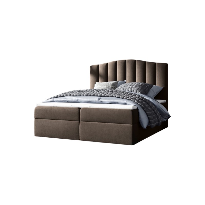 Continental bed Aravio with bedding storage, fabric Casablanca 2308 Continental bed Aravio with bedding storage, fabric Casablanca 2308