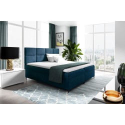 Tevron continental bed with a bedding storage container, fabric Fresh 11