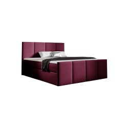 Ulvaro continental bed with a storage compartment in Monolith 59 fabric Ulvaro continental bed with a storage compartment in Monolith 59 fabric