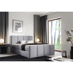 Ulvaro continental bed with a bedding container, fabric Inari 91