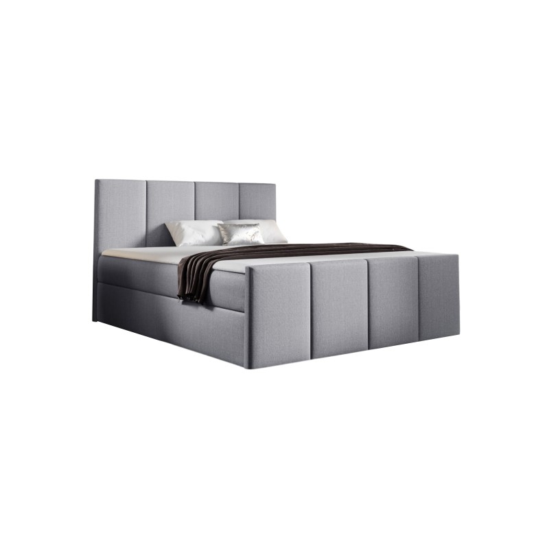 Ulvaro continental bed with a bedding container, fabric Inari 91 Ulvaro continental bed with a bedding container, fabric Inari 91