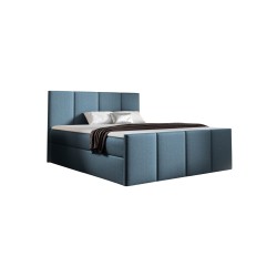 Ulvaro continental bed with a storage container for bedding, fabric Inari 87 Ulvaro continental bed with a storage container for bedding, fabric Inari 87