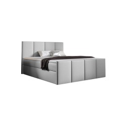 Ulvaro continental bed with storage for bedding in Fancy 83 fabric Ulvaro continental bed with storage for bedding in Fancy 83 fabric