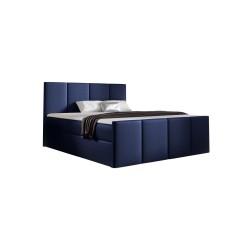 Ulvaro continental bed with a bedding storage container, fabric Fancy 79 Ulvaro continental bed with a bedding storage container, fabric Fancy 79