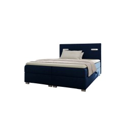 Continental bed Cavon with sensor lighting and bedding storage, fabric Fresh 11 Continental bed Cavon with sensor lighting and bedding storage, fabric Fresh 11
