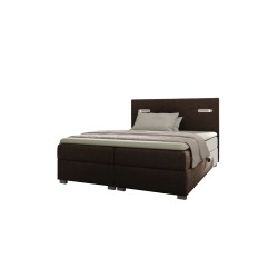 Cama continental Cavon con iluminación sensorial y contenedor para ropa de cama tela Fresh 4 Cama continental Cavon con iluminación sensorial y contenedor para ropa de cama tela Fresh 4