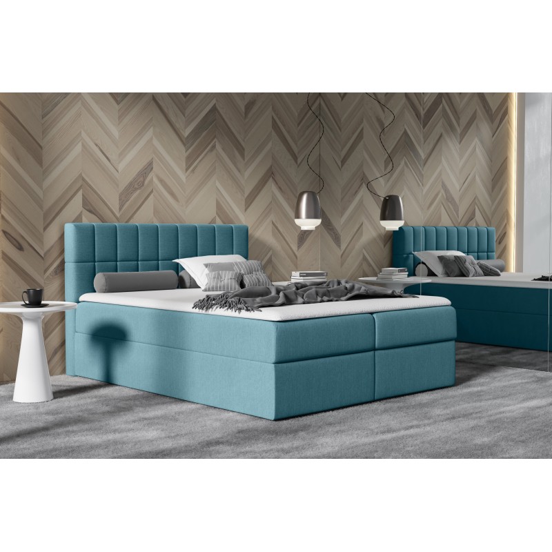 Continental bed Morivo with bedding storage fabric Soro 86 Continental bed Morivo with bedding storage fabric Soro 86