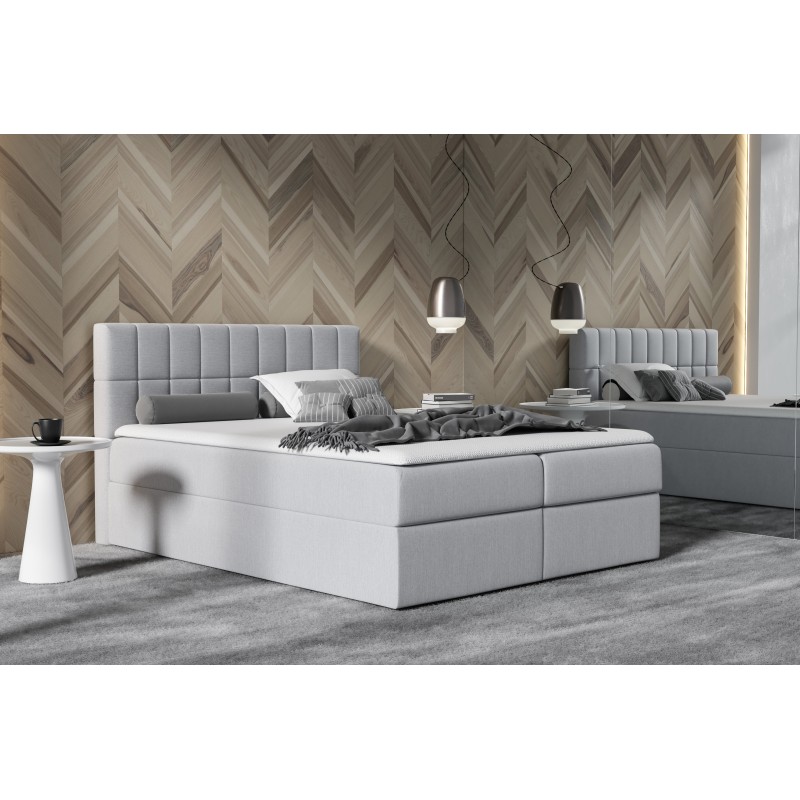 Continental bed Morivo with bedding storage, fabric Soro 83 Continental bed Morivo with bedding storage, fabric Soro 83