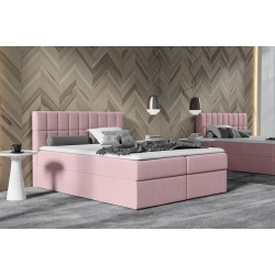 Continental bed Morivo with bedding storage fabric Soro 61
