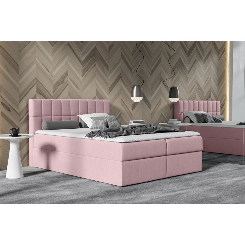Continental bed Morivo with bedding storage fabric Soro 61 Continental bed Morivo with bedding storage fabric Soro 61