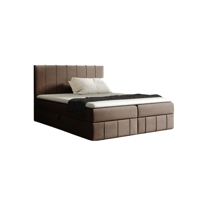 Continental bed Roze with bedding storage fabric Fresh 4 Continental bed Roze with bedding storage fabric Fresh 4