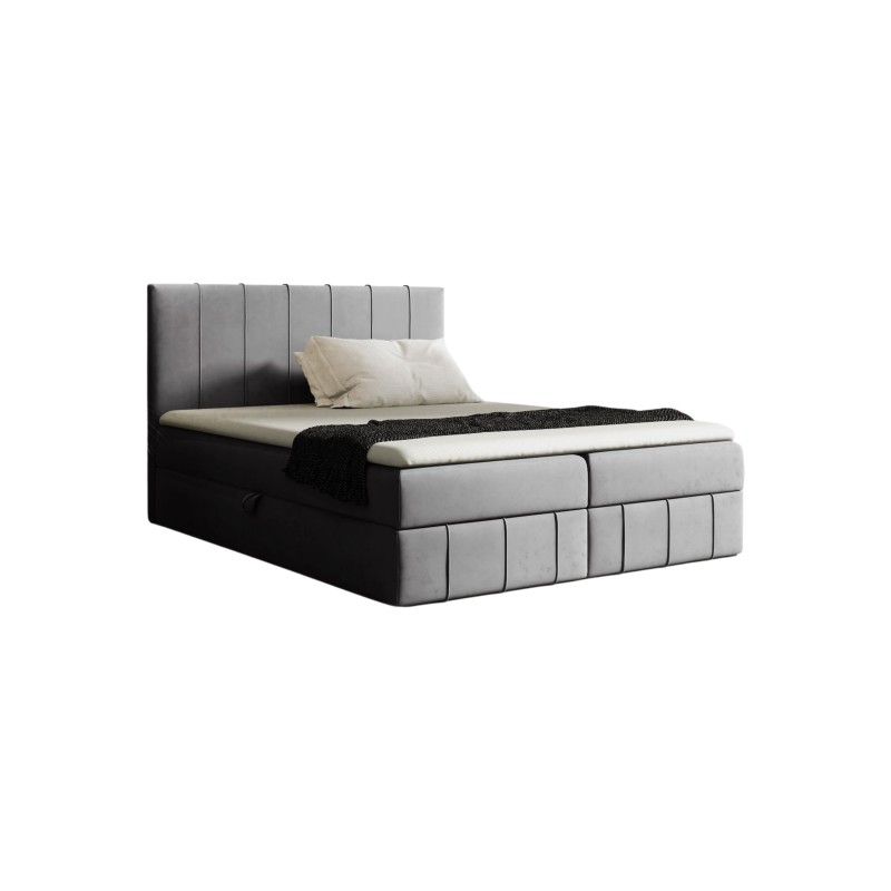 Continental bed Roze with bedding storage fabric Fresh 32 Continental bed Roze with bedding storage fabric Fresh 32