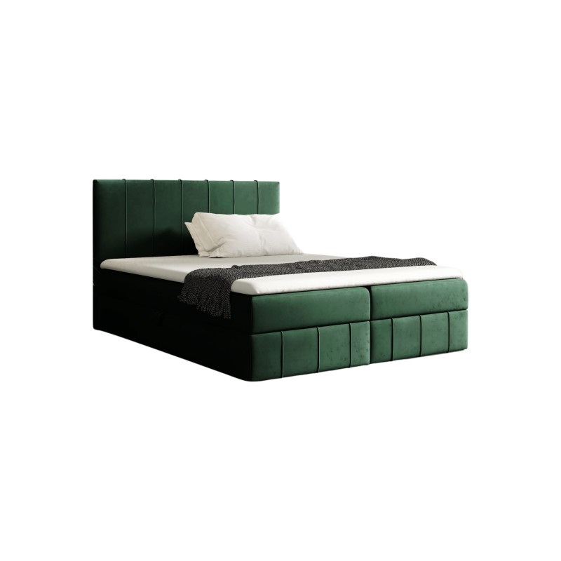 Continental bed Roze with a bedding storage in Fresh 13 fabric Continental bed Roze with a bedding storage in Fresh 13 fabric
