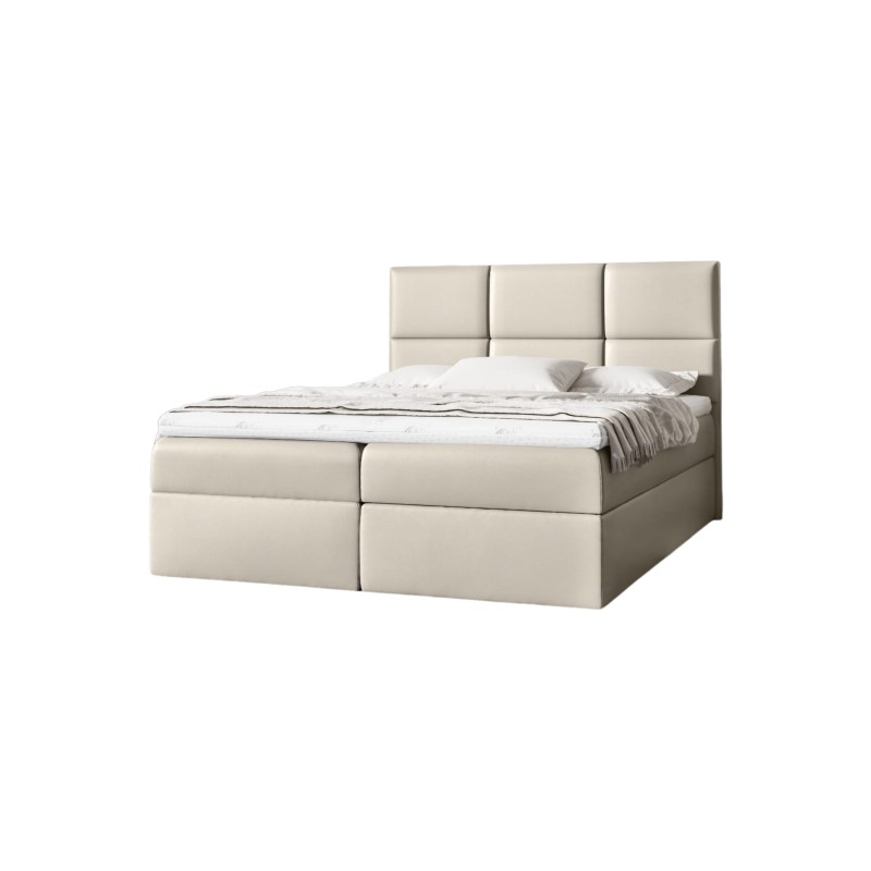 Nuvon continental bed with bedding storage fabric Soft 33 Nuvon continental bed with bedding storage fabric Soft 33