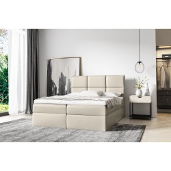 Nuvon continental bed with bedding storage fabric Soft 33