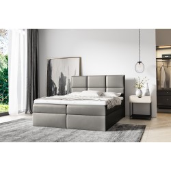 Nuvon continental bed with bedding storage, fabric Soft 29