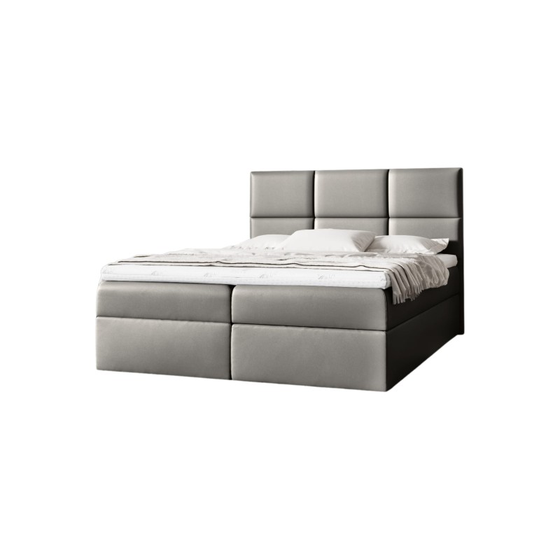 Nuvon continental bed with bedding storage, fabric Soft 29 Nuvon continental bed with bedding storage, fabric Soft 29