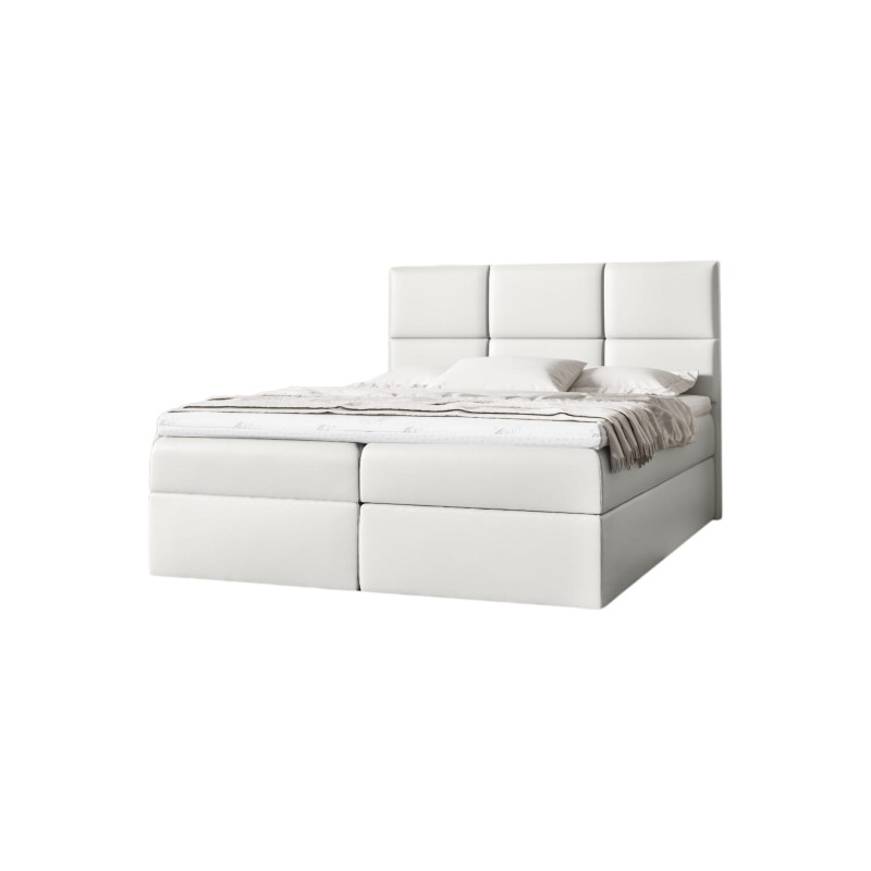 Nuvon continental bed with bedding storage, fabric Soft 17 Nuvon continental bed with bedding storage, fabric Soft 17