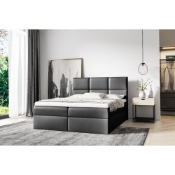 Nuvon continental bed with bedding storage fabric Soft 11