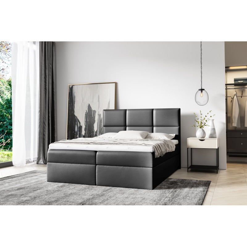 Nuvon continental bed with bedding storage fabric Soft 11 Nuvon continental bed with bedding storage fabric Soft 11