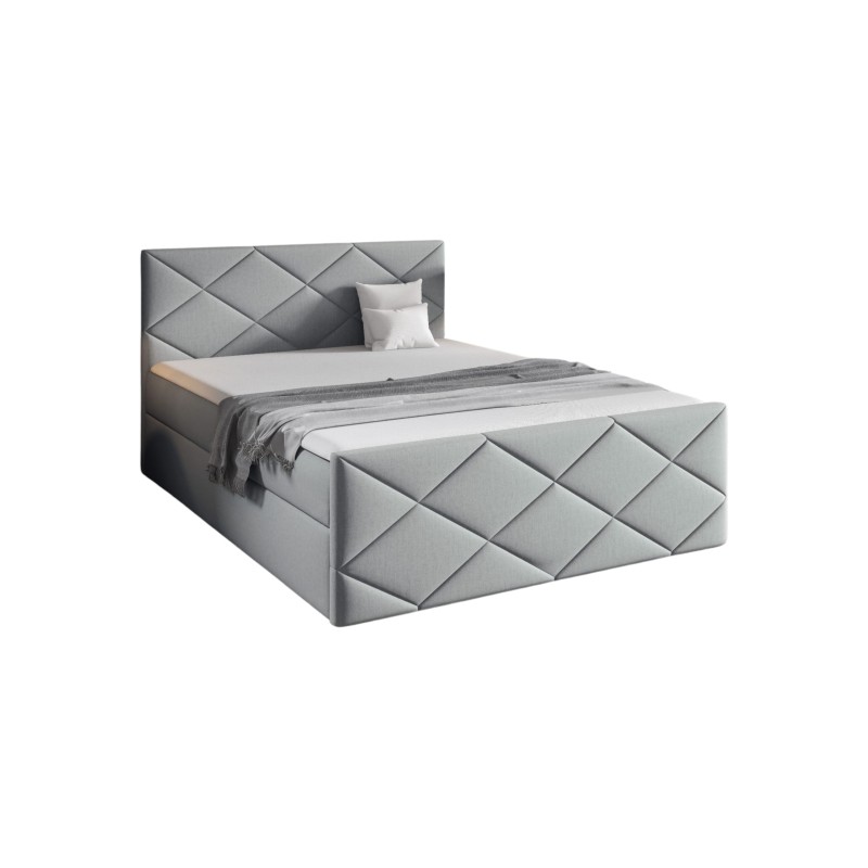 Continental bed Koro with bedding storage, fabric Monolith 84 Continental bed Koro with bedding storage, fabric Monolith 84
