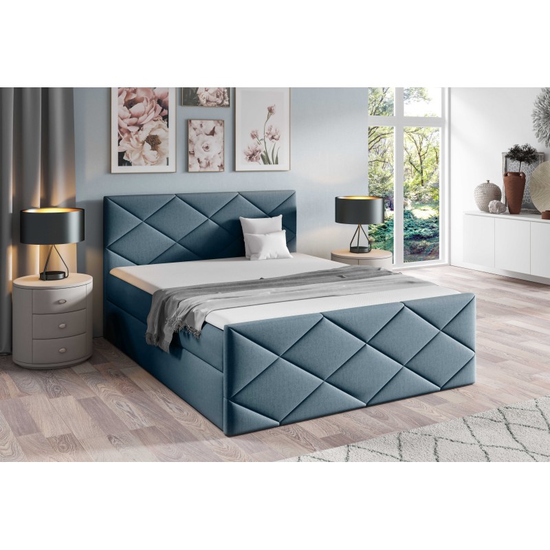 Continental bed Koro with bedding storage fabric Monolith 72 Continental bed Koro with bedding storage fabric Monolith 72
