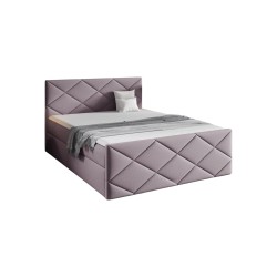 Koro continental bed with bedding storage in Monolith 62 fabric Koro continental bed with bedding storage in Monolith 62 fabric