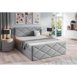 Continental bed Koro with bedding storage, fabric Inari 91