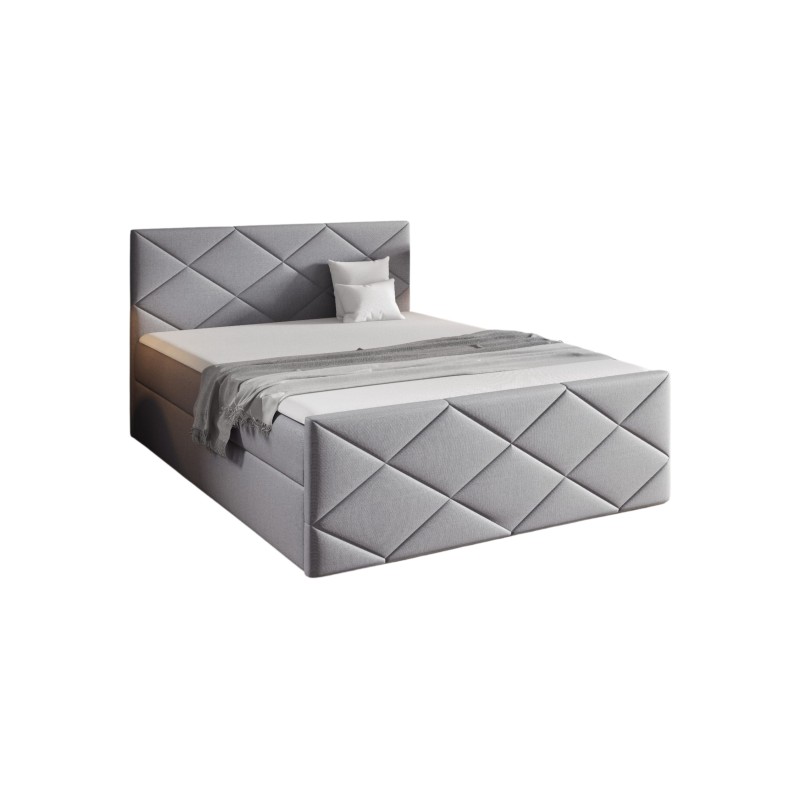 Continental bed Koro with bedding storage, fabric Inari 91 Continental bed Koro with bedding storage, fabric Inari 91