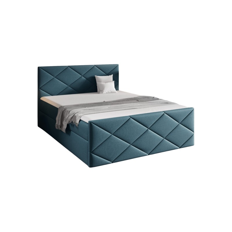 Continental bed Koro with bedding storage fabric Inari 87 Continental bed Koro with bedding storage fabric Inari 87