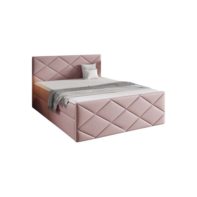 Continental bed Koro with bedding storage fabric Inari 52 Continental bed Koro with bedding storage fabric Inari 52