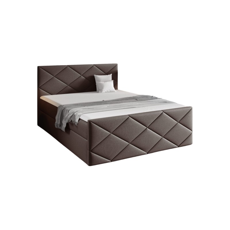 Continental bed Koro with a bedding container fabric Inari 27 Continental bed Koro with a bedding container fabric Inari 27