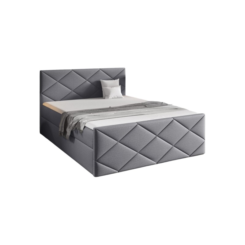 Continental bed Koro with bedding storage, fabric Fancy 90 Continental bed Koro with bedding storage, fabric Fancy 90
