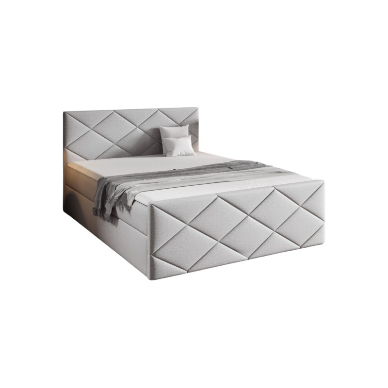 Continental bed Koro with bedding storage, fabric Fancy 83 Continental bed Koro with bedding storage, fabric Fancy 83