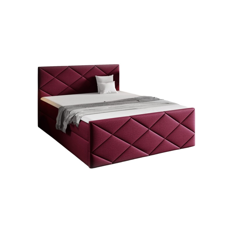Continental bed Koro with storage for bedding, fabric Fancy 59 Continental bed Koro with storage for bedding, fabric Fancy 59