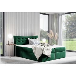 Continental bed Yano with bedding storage fabric Kronos 19