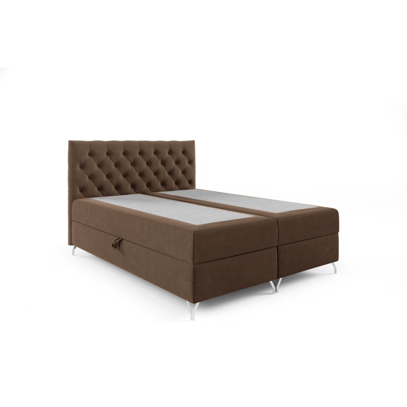 Lexio continental bed with a storage container for bedding, fabric Magic Velvet 2299 Lexio continental bed with a storage container for bedding, fabric Magic Velvet 2299