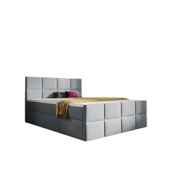 Mivaro continental bed with bedding storage fabric Monolith 84 Mivaro continental bed with bedding storage fabric Monolith 84