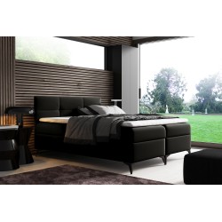Continental bed Santos with bedding storage fabric Soft 11