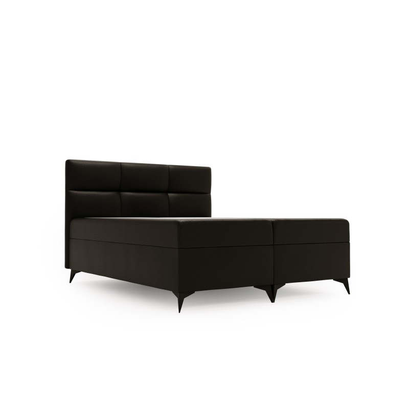Cama continental Santos con contenedor para ropa de cama, tela Soft 11 Cama continental Santos con contenedor para ropa de cama, tela Soft 11