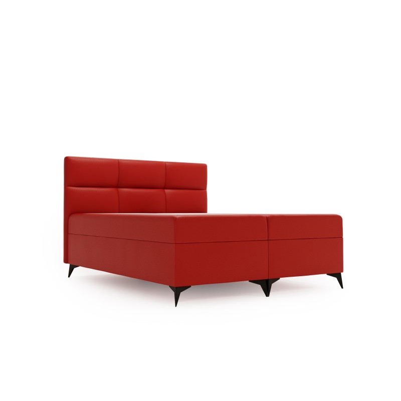 Cama continental Santos con contenedor para ropa de cama, tela Soft 10 Cama continental Santos con contenedor para ropa de cama, tela Soft 10
