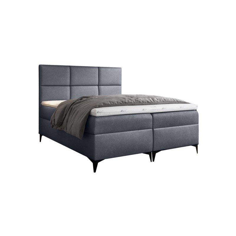 Continental bed Qurio with bedding storage, Fancy 90 fabric Continental bed Qurio with bedding storage, Fancy 90 fabric