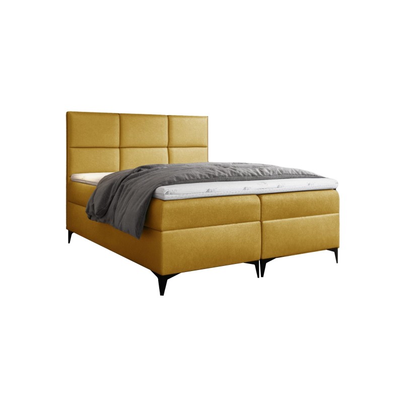 Continental bed Qurio with a bedding storage in Fancy 48 fabric Continental bed Qurio with a bedding storage in Fancy 48 fabric