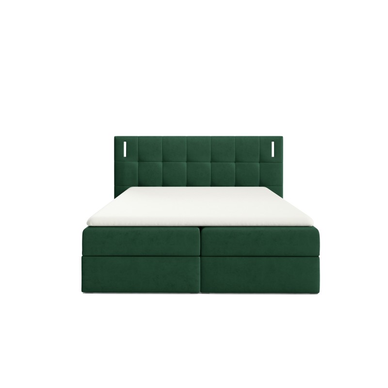 Valdi continental bed with sensory lighting, fabric Fresh 13 Valdi continental bed with sensory lighting, fabric Fresh 13