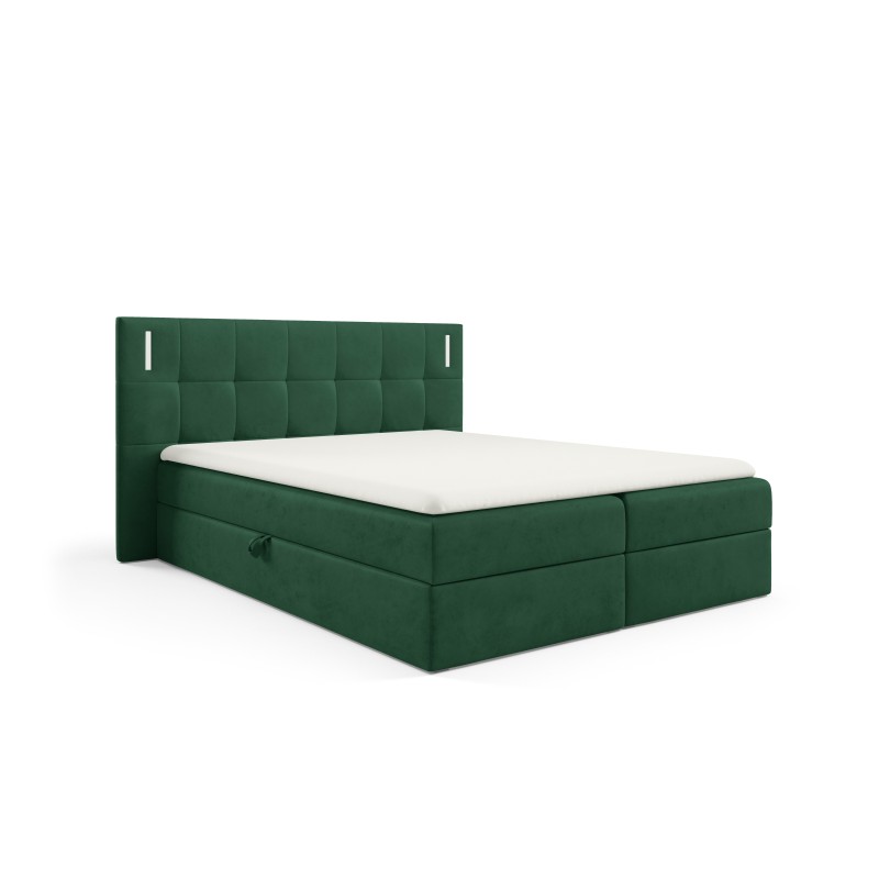 Valdi continental bed with sensory lighting, fabric Fresh 13 Valdi continental bed with sensory lighting, fabric Fresh 13