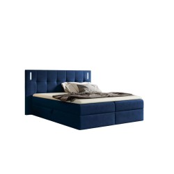 Valdi continental bed with sensor lighting Fabric Fresh 11 Valdi continental bed with sensor lighting Fabric Fresh 11