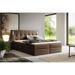 Valdi continental bed with sensory lighting, Fresh 4 fabric Valdi continental bed with sensory lighting, Fresh 4 fabric